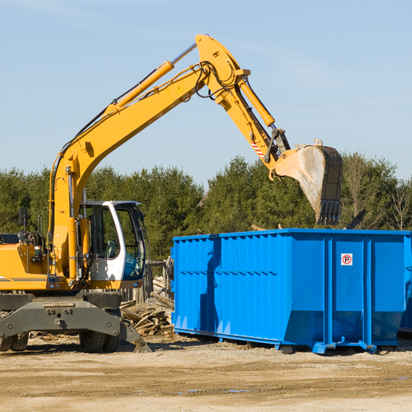 what size residential dumpster rentals are available in Dresser Indiana